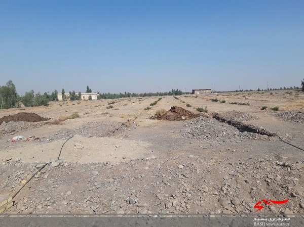 بازدید مسئول سازمان بسیج مهندسین کشاورزی قم از نهالستان گل محمدی
