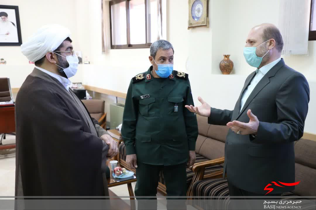 دیدار مسئولین سپاه انصارالمهدی (عج)با مدیر کل صدا وسیمای مرکز زنجان