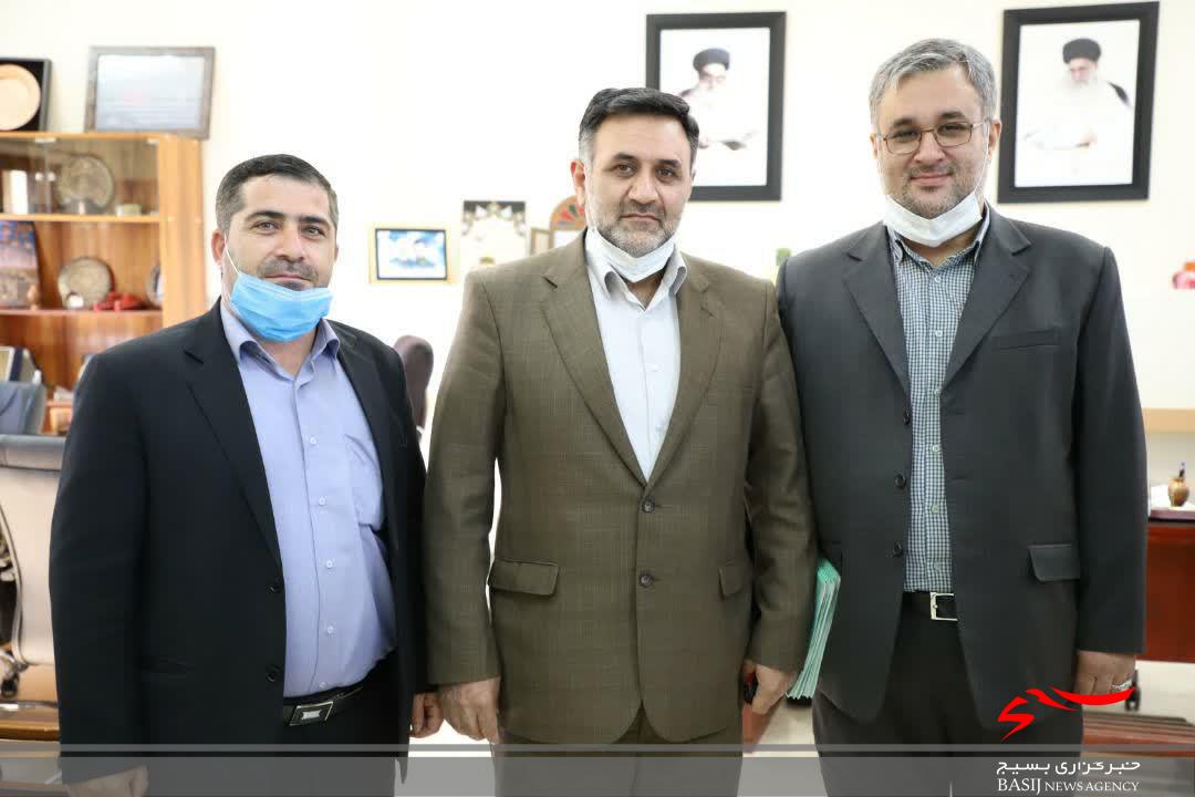 دیدار مسئولین سپاه انصارالمهدی (عج)با مدیر کل صدا وسیمای مرکز زنجان