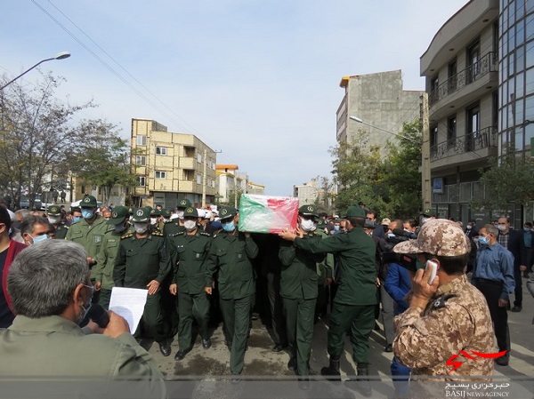پیکر شهید امنیت؛ خلیل رونده در کلیبر تشییع شد