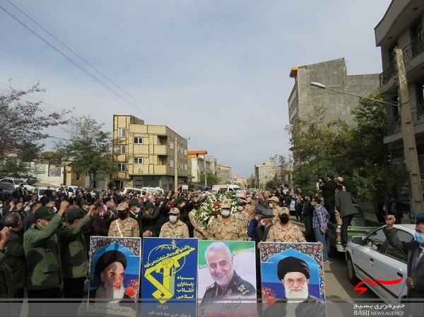 پیکر شهید امنیت؛ خلیل رونده در کلیبر تشییع شد