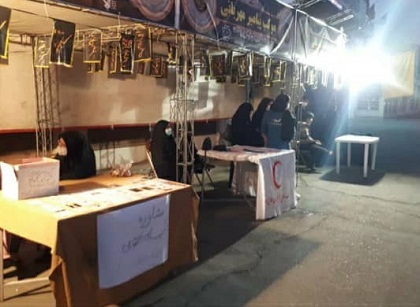 برپایی موکب پیامبر مهربانی