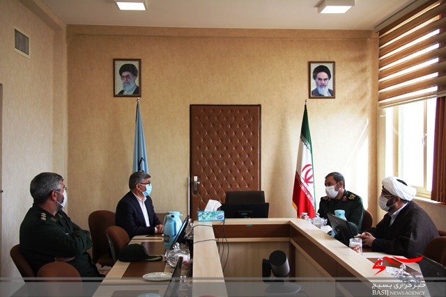 دیدار مسئولین سپاه انصارالمهدی (عج) با رئیس دانشگاه علوم پزشكی استان زنجان