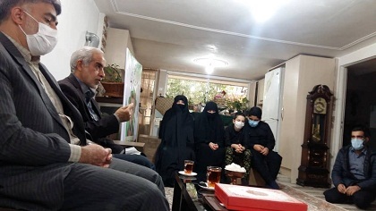 دیدار سردار یزدانی با خانواده شهید محمد محمدی