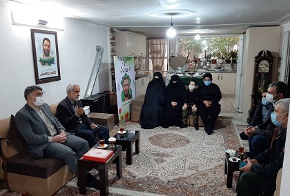 دیدار سردار یزدانی با خانواده شهید محمد محمدی