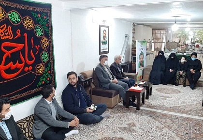 دیدار سردار یزدانی با خانواده شهید محمد محمدی