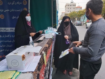 برپایی قرارگاه جهادی سلامت شهید حامد رضایی