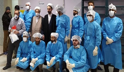 حضور ۱۵۰ هزار طلبه بسیجی در میدان مبارزه با کرونا