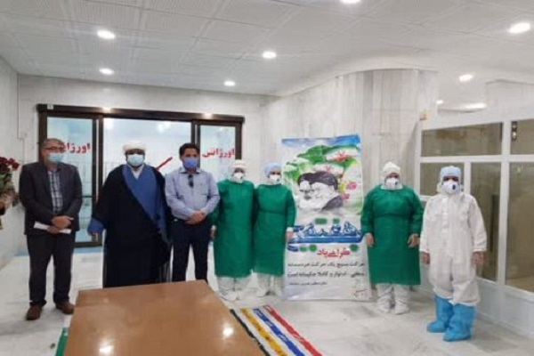تقدیر سپاه گراش از پرستاران بخش کرونا