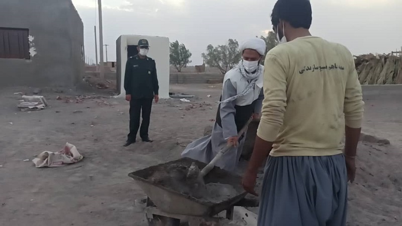 ۱۰ گروه جهادی سپاه فهرج یاری گر نیازمندان در نقاط محروم + تصاویر