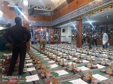 رزمایش بزرگ “یلدای فاطمی” در  محله تهران پارس