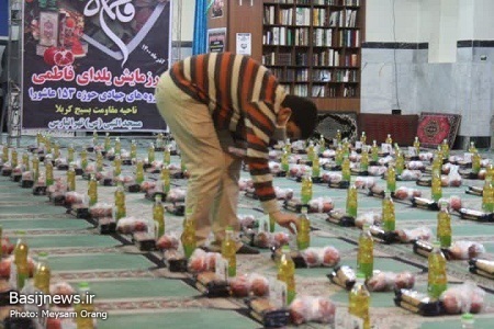 رزمایش بزرگ “یلدای فاطمی” در  محله تهران پارس