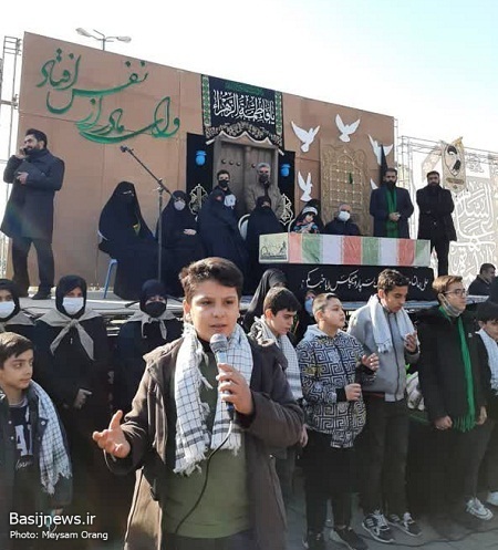 پیکر مطهر شهید مجید مسگر طهرانی در تهرانپارس تشییع شد