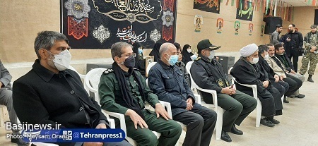 تشییع و تدفین شهدای گمنام دفاع مقدس در بوستان دامپزشک