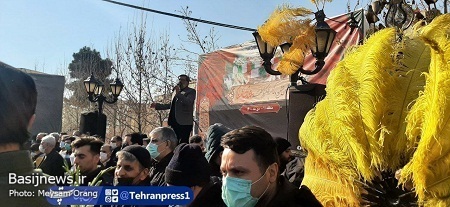 تشییع و تدفین شهدای گمنام دفاع مقدس در بوستان دامپزشک