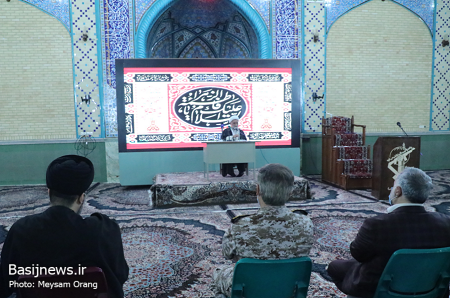 مراسم تکریم و معارفه مسئول حوزه نمایندگی ولی فقیه در تیپ حضرت زهرا(س)