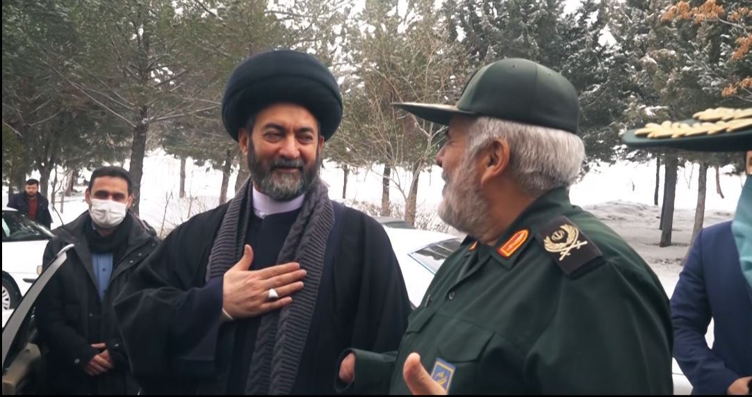 دیدارآیت الله سید حسن عاملی نماینده ولی فقیه در اردبیل از قرارگاه منطقه ای عاشورا