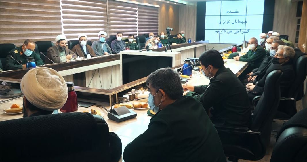 دیدارآیت الله سید حسن عاملی نماینده ولی فقیه در اردبیل از قرارگاه منطقه ای عاشورا