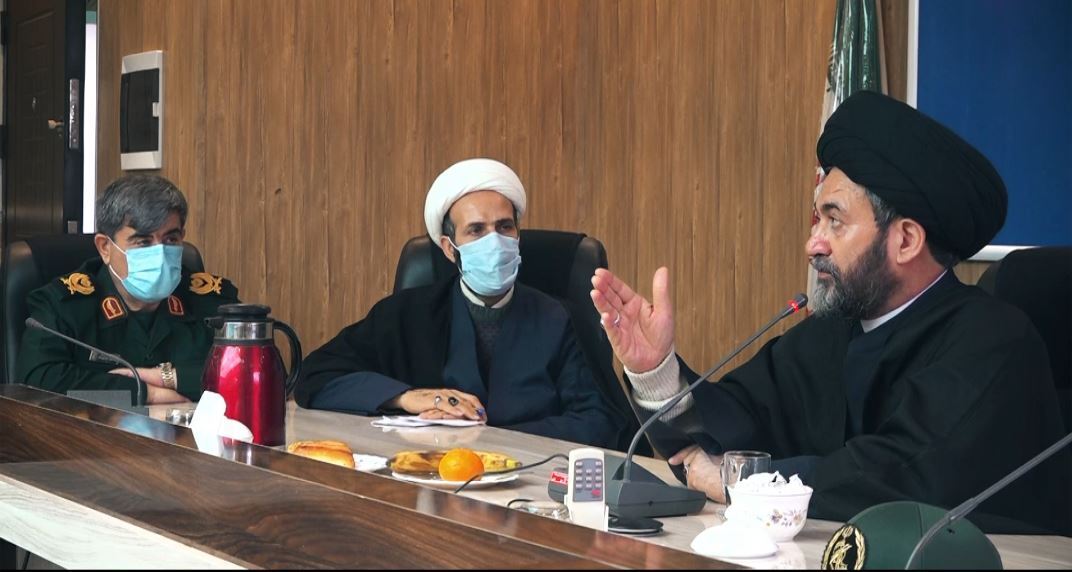 دیدارآیت الله سید حسن عاملی نماینده ولی فقیه در اردبیل از قرارگاه منطقه ای عاشورا