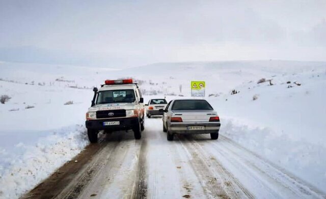 کولاک برف مهمان آخر هفته گلستانی ها/ اختلال احتمالی در تردد جاده های کوهستانی