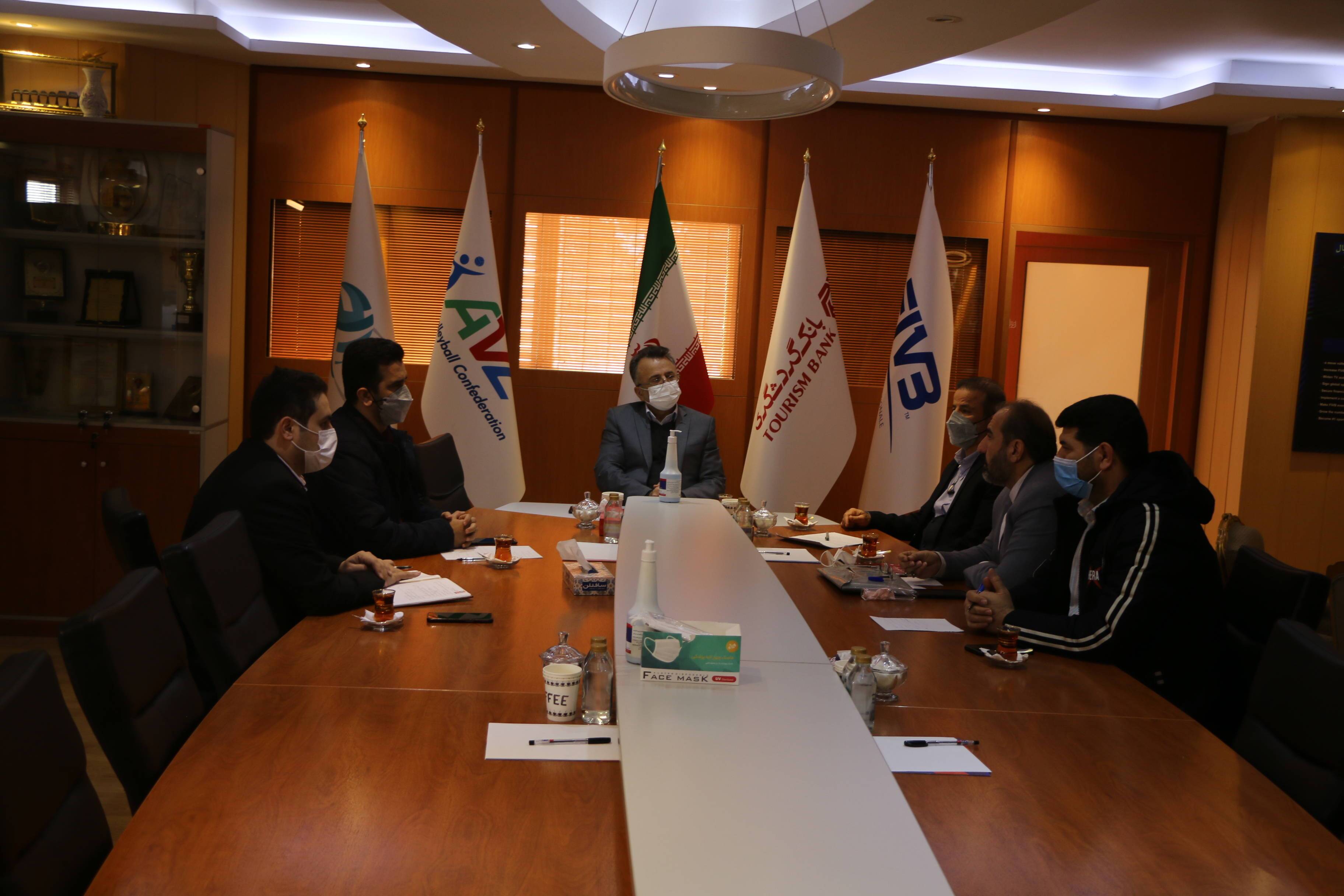 دیدار مسئولین سازمان ورزش بسیج با رئیس فدراسیون والیبال جمهوری اسلامی ایران