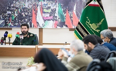 نشست خبری فرمانده سپاه تهران بزرگ در ایام ا... دهه فجر انقلاب اسلامی