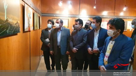 افتتاح نمایشگاه آثار چهاردهمین جشنواره هنرهای تجسمی فجر در یاسوج