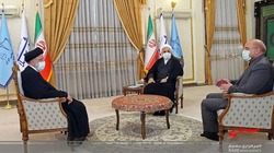 رئیسی میزبان سران قوا در پاستور شد