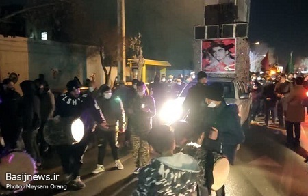 مراسم تشییع پیکر مطهر شهید خسرو قادری