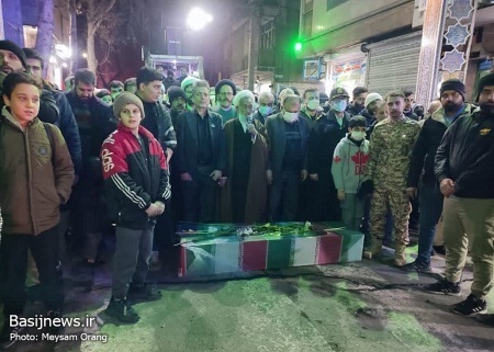 مراسم تشییع پیکر مطهر شهید خسرو قادری