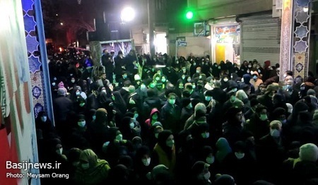 مراسم تشییع پیکر مطهر شهید خسرو قادری
