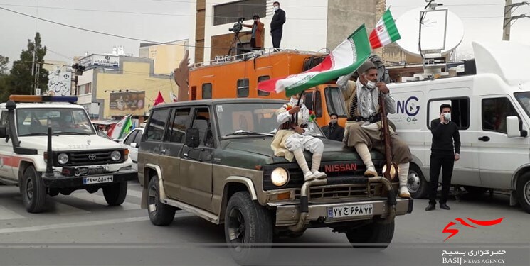 ۲۲ بهمن تماشایی در کهگیلویه و بویراحمد/ شکوه افتخار با رژه موتوری و خودرویی به نمایش گذاشته شد ۲۲ بهمن تماشایی در کهگیلویه و بویراحمد/ شکوه افتخار با رژه موتوری و خودرویی به نمایش گذاشته شد
