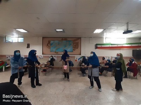 اجرای طرح شهید بهنام محمدی در دبیرستان متوسطه اول شهیدان مجتهدی