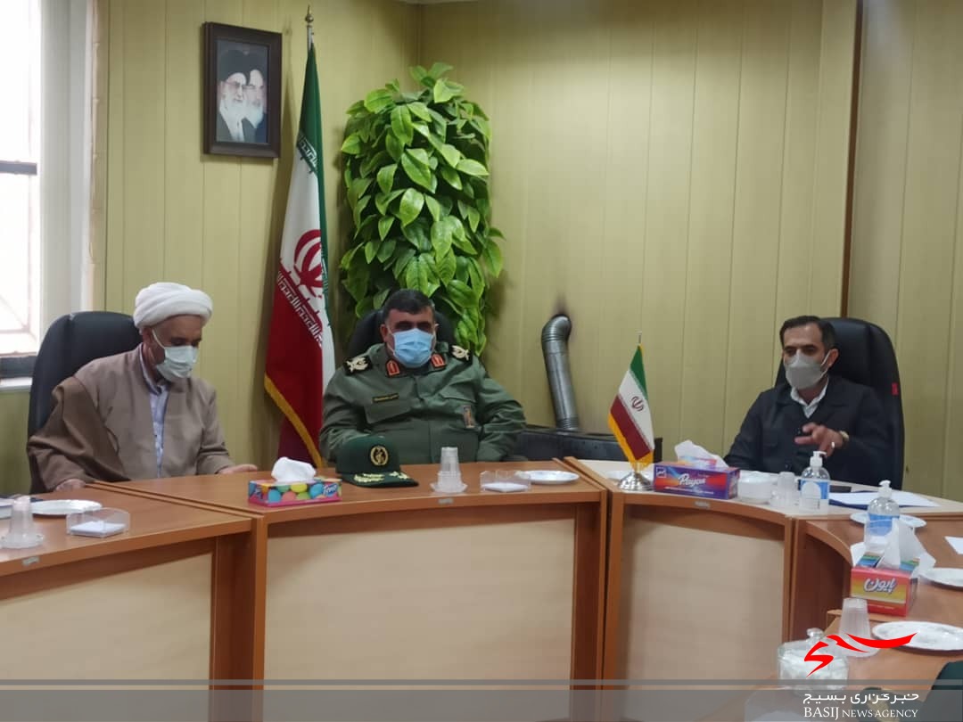فرمانده تیپ 48 فتح کهگیلویه و بویراحمد با فرماندار بویراحمد دیدار کرد / درسی که سردار حکمتیان به همه داد ( + تصاویر )