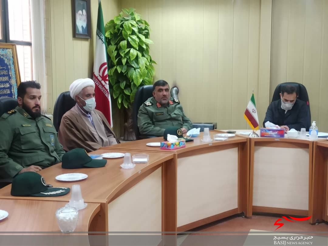 فرمانده تیپ 48 فتح کهگیلویه و بویراحمد با فرماندار بویراحمد دیدار کرد / درسی که سردار حکمتیان به همه داد ( + تصاویر )