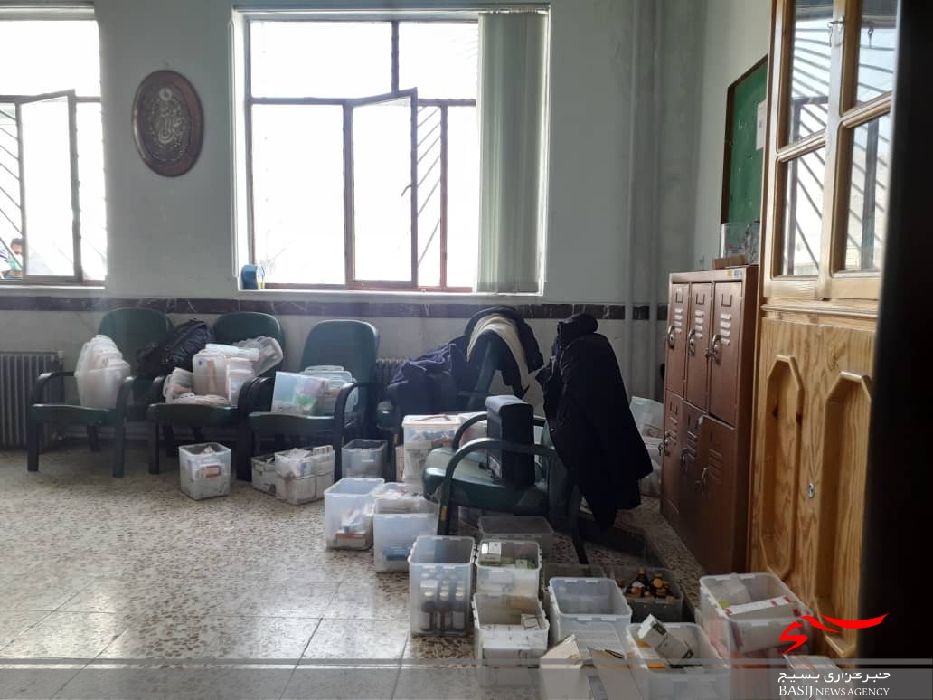 خدمات رسانی رایگان گروه جهادی پزشکی در بخش سپیدار بویراحمد