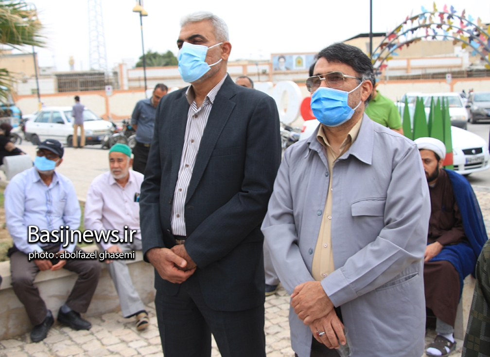 تجمع مردم ولایتمدار دشتستان در راستای محکومیت جنایات رژیم آل سعود