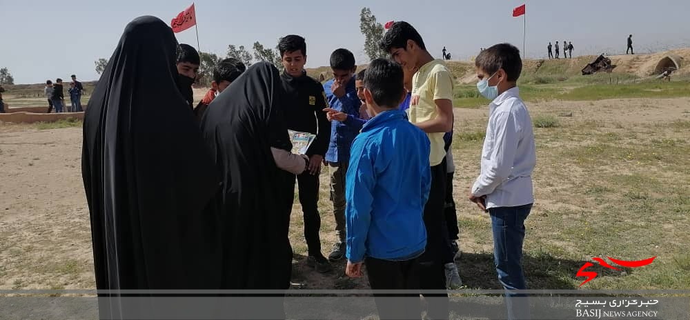 جشن نیمه شعبان در خاکریز فرشتگان/ همراه با خادمین شهدای خواهر استان کهگیلویه و بویراحمد در یادمان شرهانی +( تصاویر  )