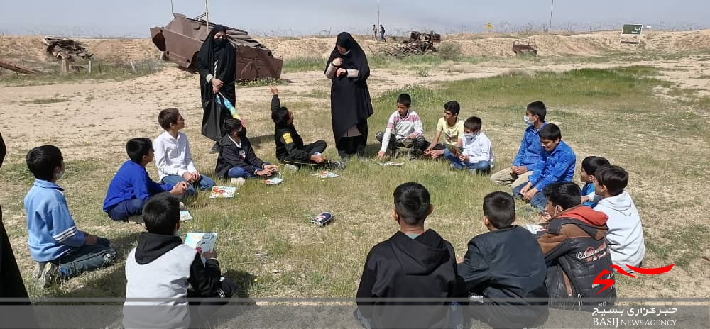 جشن نیمه شعبان در خاکریز فرشتگان/ همراه با خادمین شهدای خواهر استان کهگیلویه و بویراحمد در یادمان شرهانی +( تصاویر  )