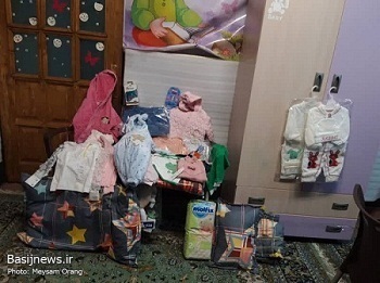 تهیه سیسمونی و جهیزیه برای خانواده های نیازمند