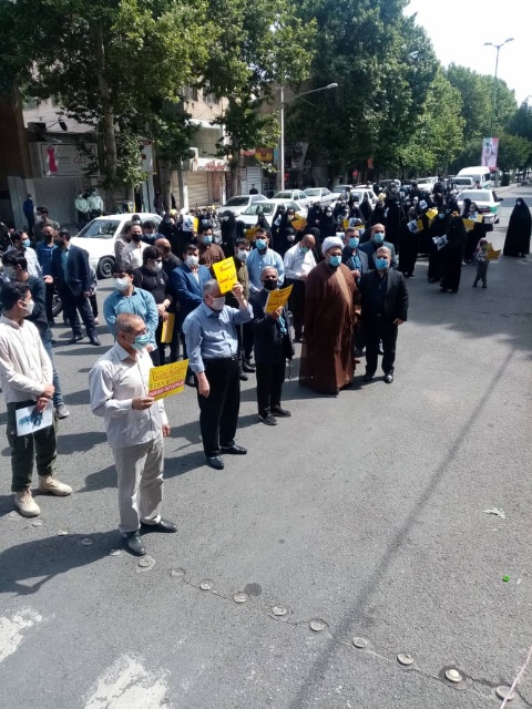 برگزاری روز قدس به صورت خودجوش،در شهرستان شهریار