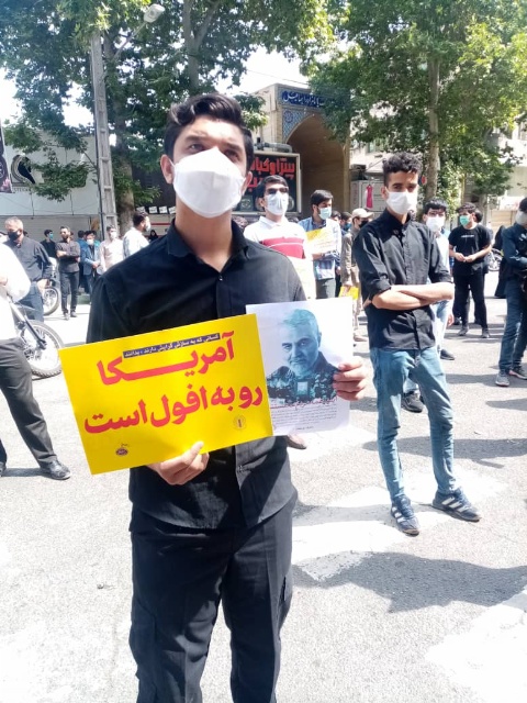 برگزاری روز قدس به صورت خودجوش،در شهرستان شهریار