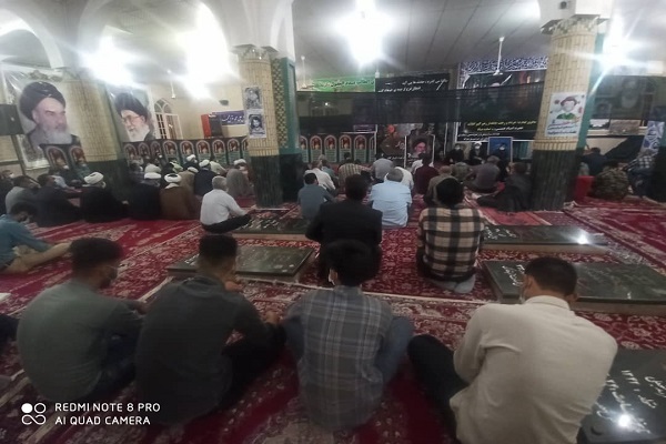 برگزاری مراسم سالگرد رحلت حضرت امام خمینی (ره) در حرم مطهر امامزاده حسین (ع) شهرستان پاسارگاد