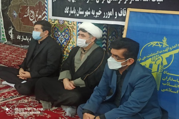 برگزاری مراسم سالگرد رحلت حضرت امام خمینی (ره) در حرم مطهر امامزاده حسین (ع) شهرستان پاسارگاد