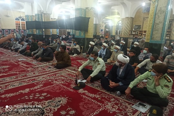 برگزاری مراسم سالگرد رحلت حضرت امام خمینی (ره) در حرم مطهر امامزاده حسین (ع) شهرستان پاسارگاد