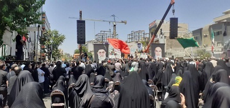 مراسم استقبال و تشییع پیکرهای مطهر شهدای گمنام