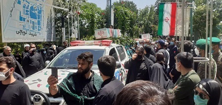 مراسم استقبال و تشییع پیکرهای مطهر شهدای گمنام