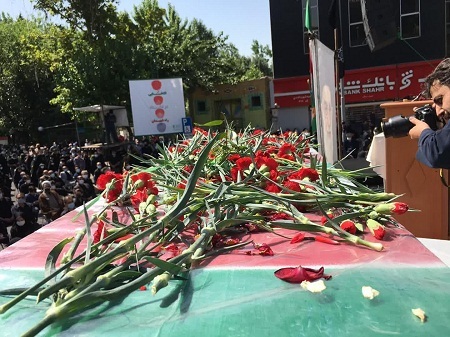 مراسم استقبال و تشییع پیکرهای مطهر شهدای گمنام