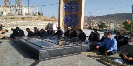 تجدید میثاق جامعه عشایری با شهدای گمنام