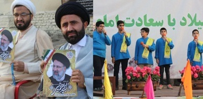 برپایی ایستگاه صلواتی توزیع شیرینی و شربت